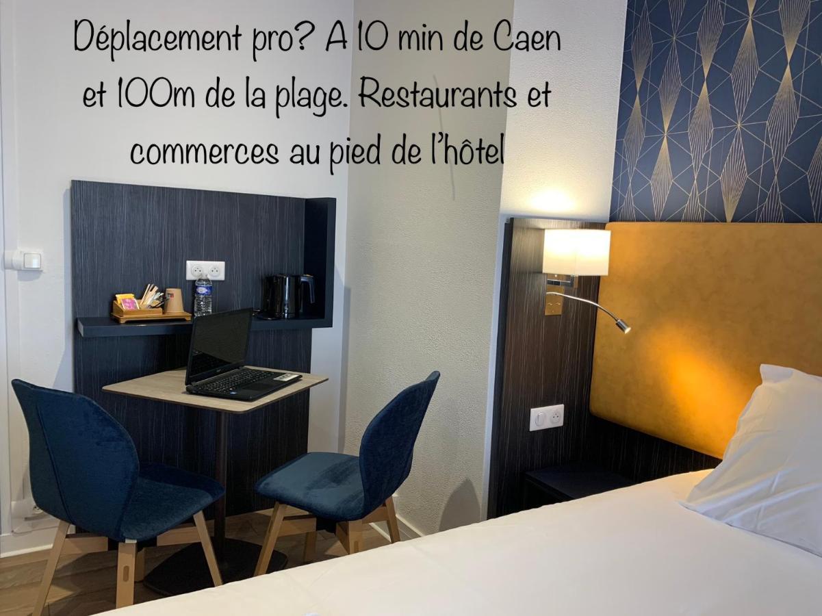 Hotel Le Cosy Riva Bella Ouistreham Eksteriør bilde